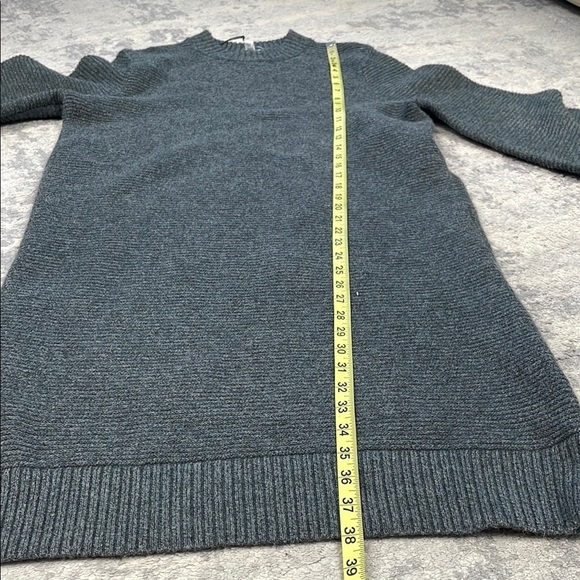 NWT Prologue Relaxed Fit Knit Sweater Dress Balloon Sleeve Gray Sz M - Picture 8 of 9